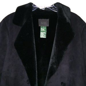 Ralph Lauren Black Label Plush Faux Fur Ja…